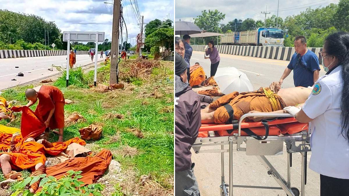 Eight Buddhist Monks Die, Many Injured in Thailand Crash Involving Juvenile Driver