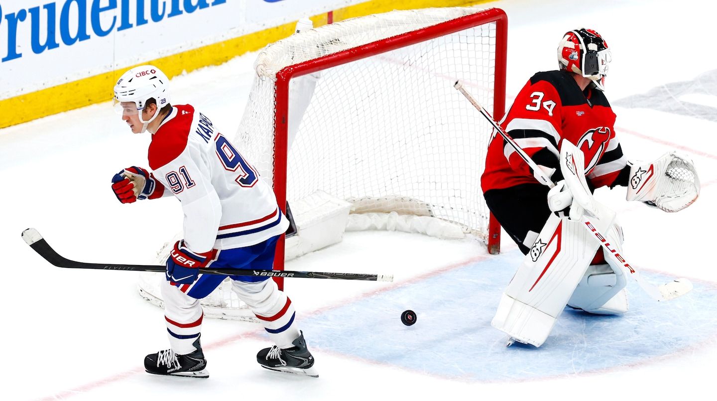 Kapanen's shootout goal lifts Canadiens past Devils 4-3 for eighth consecutive victory