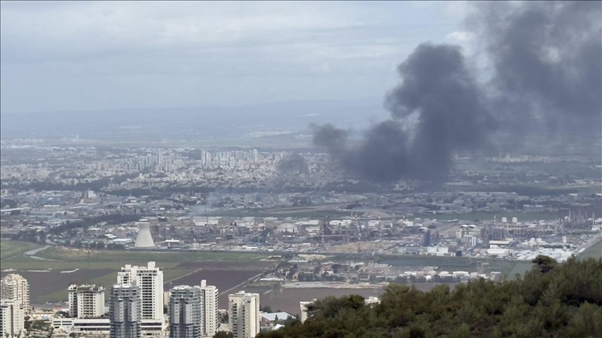 Fire breaks out at Israel's Haifa oil refinery during Iranian missile barrage, second strike this month