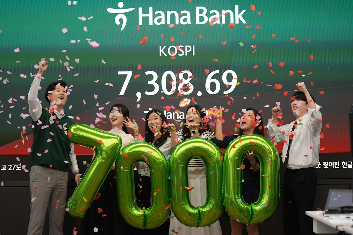 AI boom propels South Korea's Kospi to record high amid broader market rally.