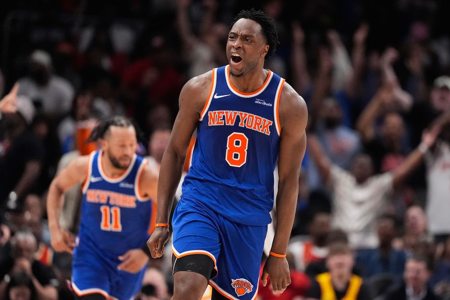 Knicks' OG Anunoby ruled out for 76ers Game 3 due to hamstring strain