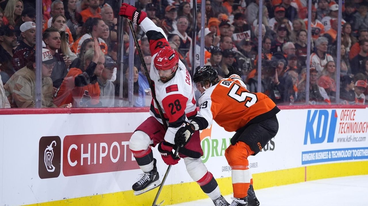 Hurricanes and Flyers tied 2-2, push to overtime for crucial Eastern Conference game