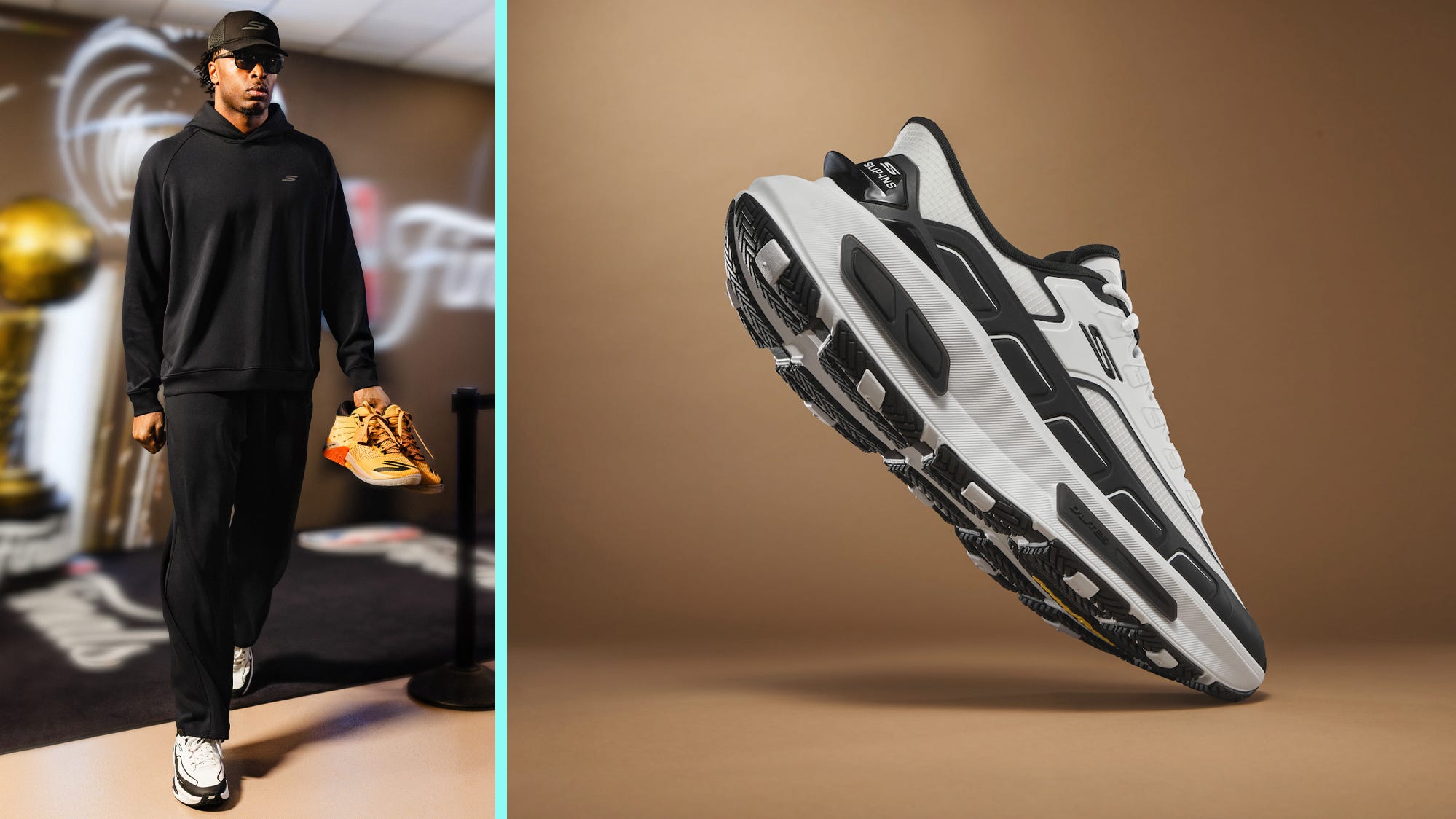 OG Anunoby's NBA Finals Tunnel Walk Showcases Skechers' Modern D'Lites 330