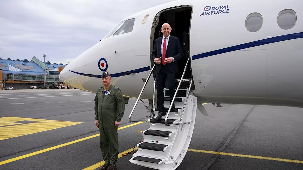 Apparent Russian Jamming Disrupts RAF Jet Carrying UK Defence Secretary Healey from Estonia