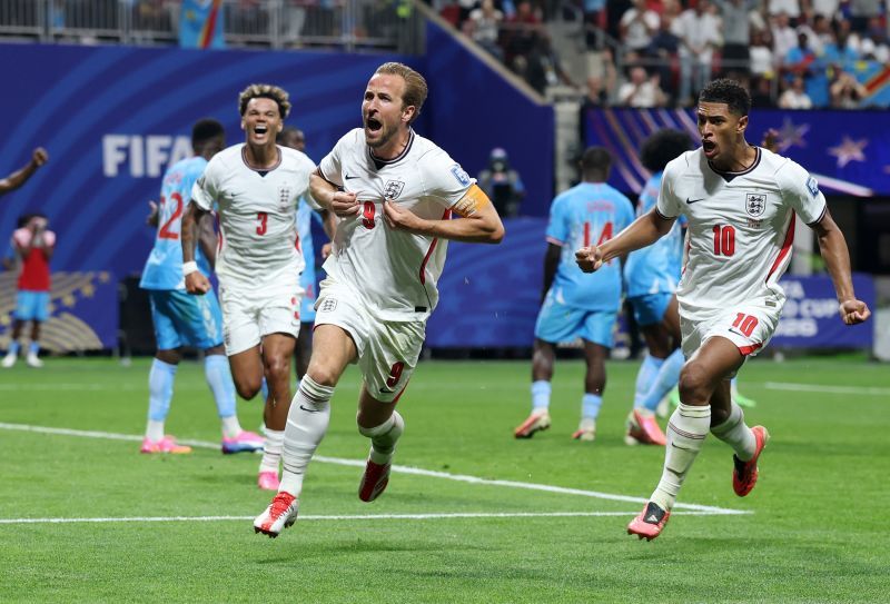 England Overcomes Early Deficit with Kane's Late Heroics to Edge Impressive DR Congo 2-1