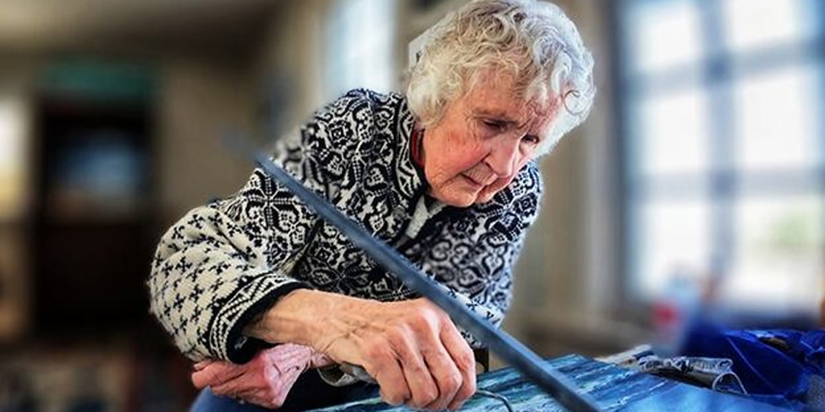 87-Year-Old Charlotte Woman Thrives Through Lifelong Passions for Art and Weekly Dance