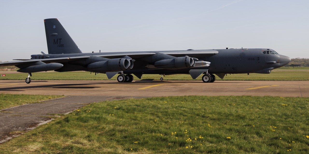 B-52 Bomber Crashes Near Edwards Air Force Base in California, Sending Smoke Plumes