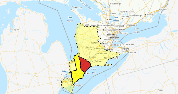 Ontario Under Tornado Warnings as Severe Storms Bring Damaging Winds and Hail