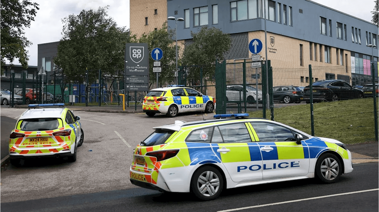 14-year-old girl arrested as three, including teacher, stabbed at Manchester academy