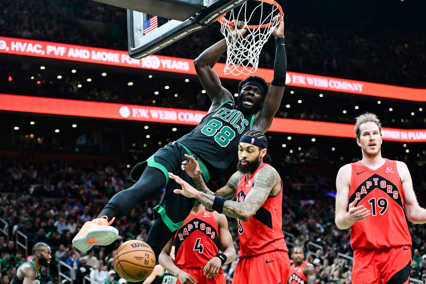 Celtics defeat Raptors 115-101 as Brown and Tatum combine for 52 points in potential playoff preview