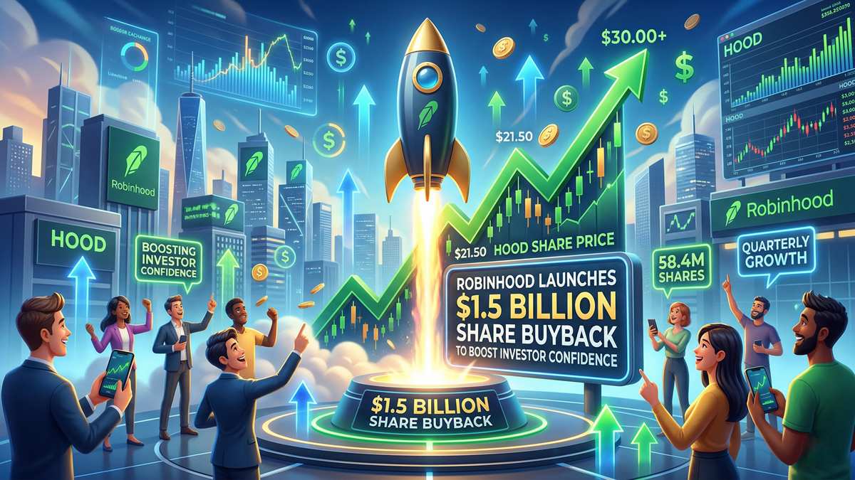 Robinhood announces $1.5 billion share buyback program as stock tumbles 50% since October