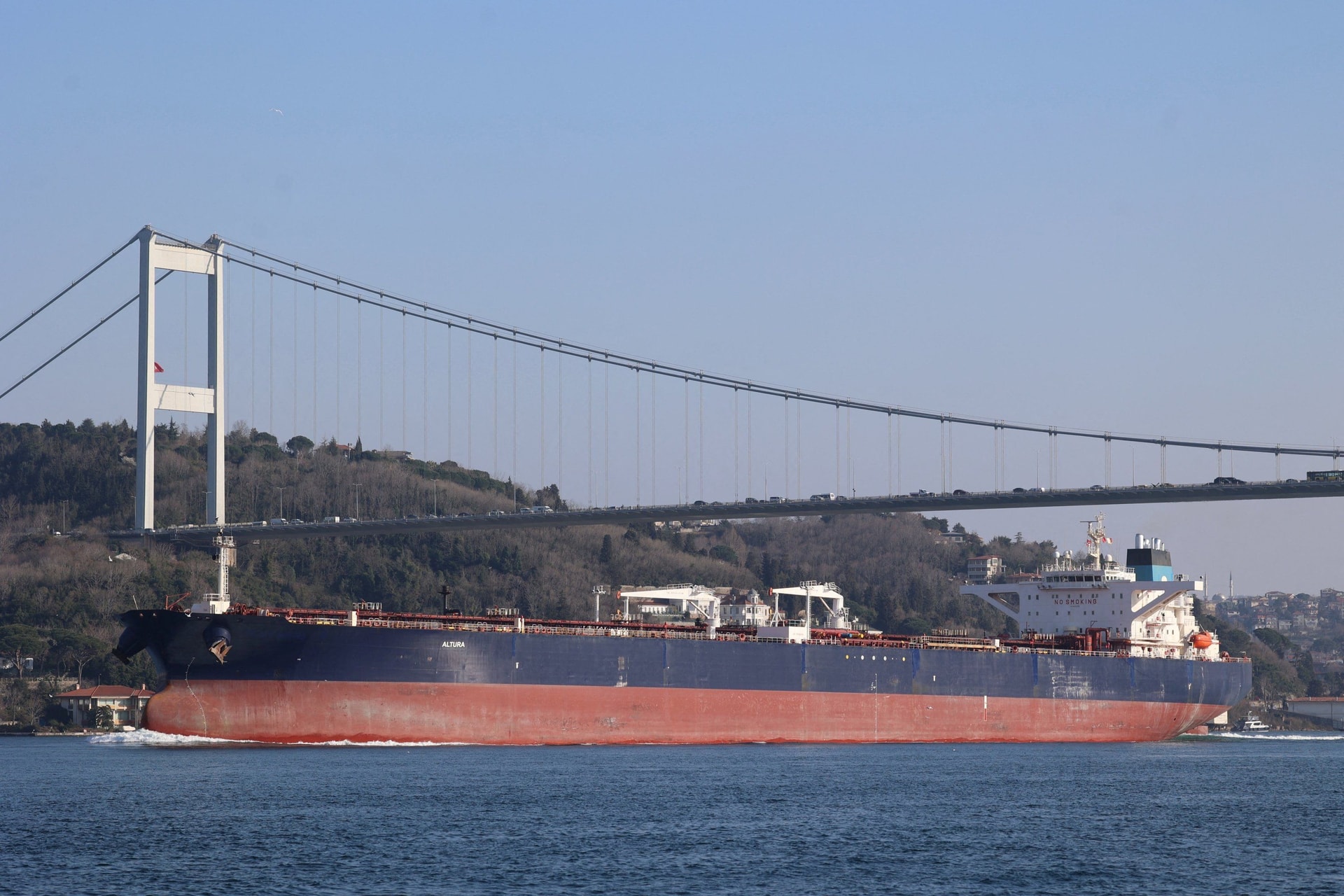Drone attack damages sanctioned Turkish tanker carrying 1 million barrels of Russian crude oil
