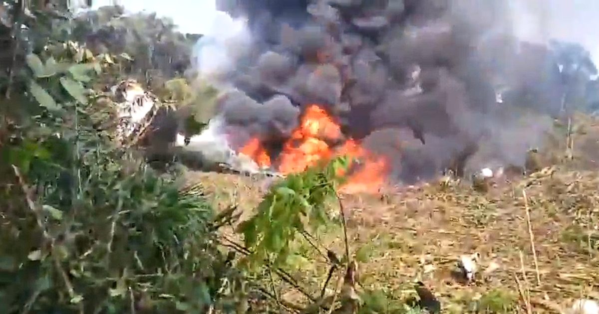 Colombian Air Force C-130 carrying 110 soldiers crashes near Ecuador border in Putumayo region