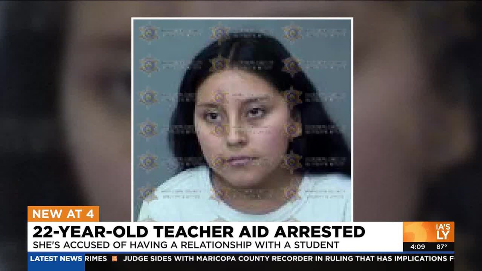 Arizona Teacher's Aide Arrested for Alleged Sexual Relationship with Eighth-Grade Student