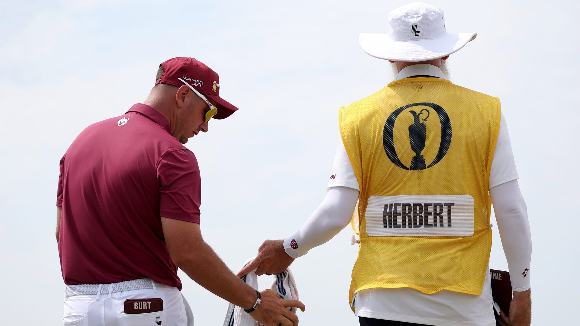 Lucas Herbert and Sam Burns Card Historic 62s at The Open, Herbert Grabs Lead