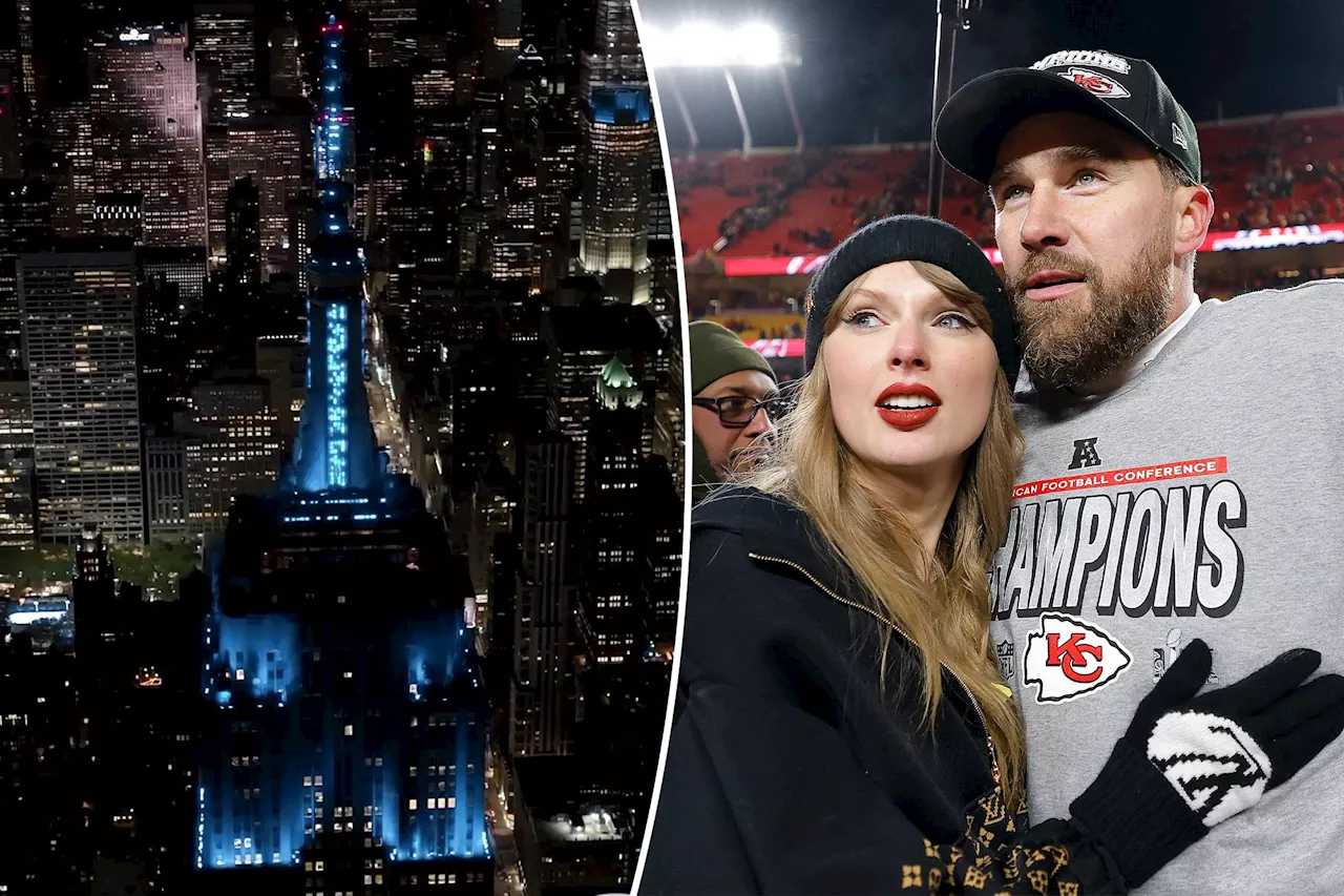 Taylor Swift and Travis Kelce Tie the Knot in NYC; Empire State Building Shines Blue