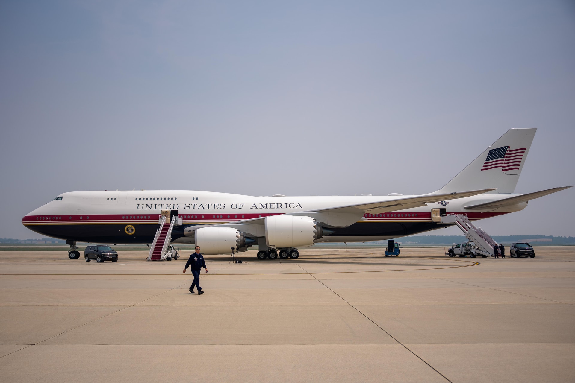President Trump Switches Aircraft at NATO Summit Over Credible Iranian Threat
