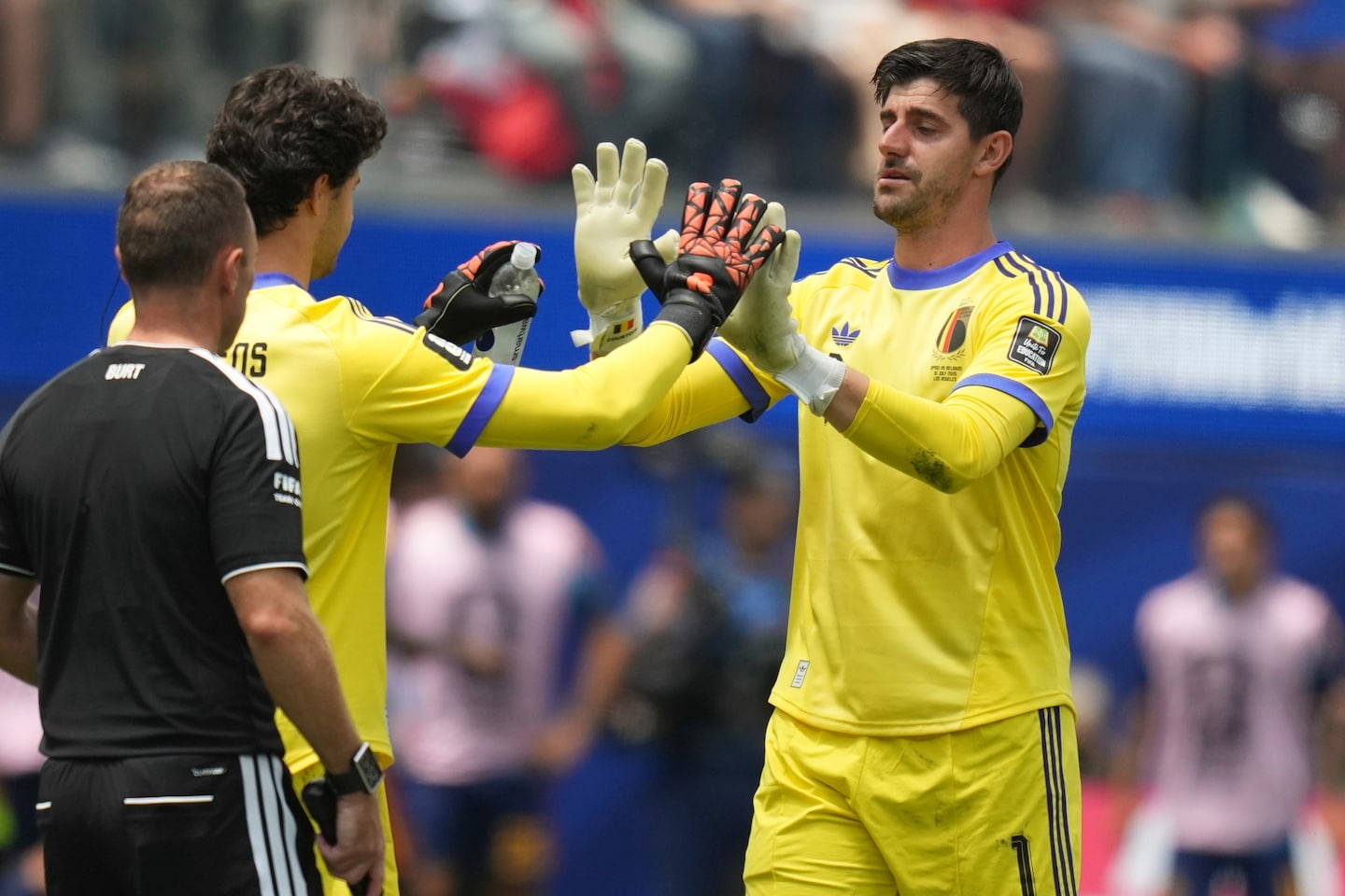Thibaut Courtois Exits World Cup Quarterfinal with Thigh Injury, Belgium's Campaign in Doubt
