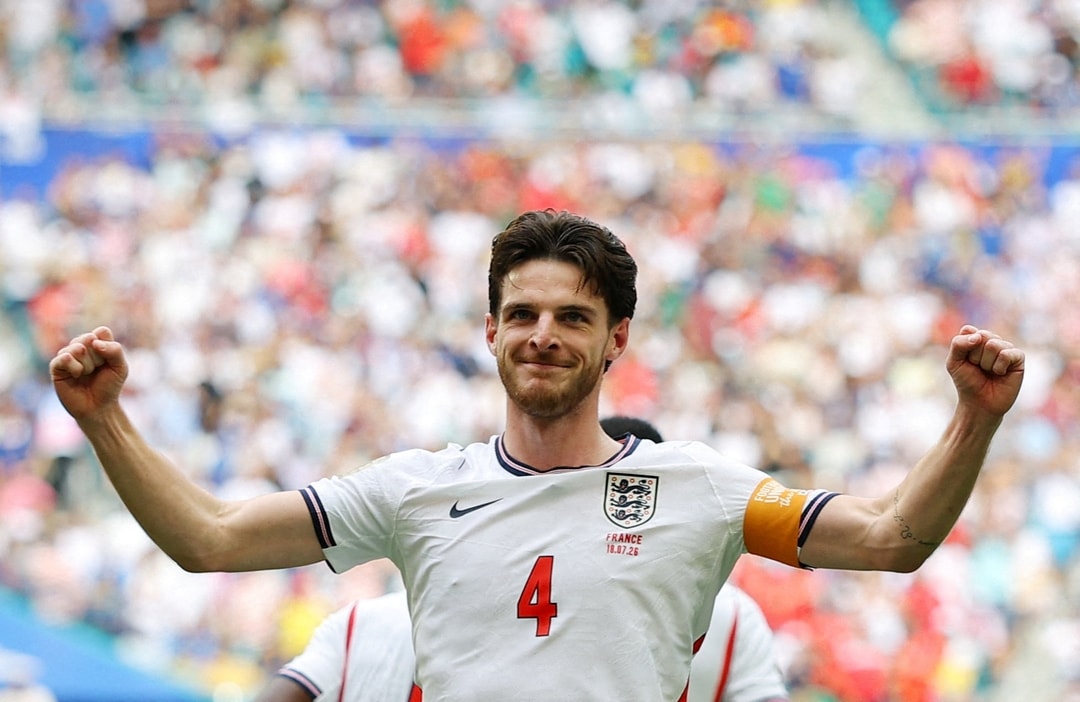 Declan Rice Fires Early Goal to Lead England Past France in World Cup Playoff