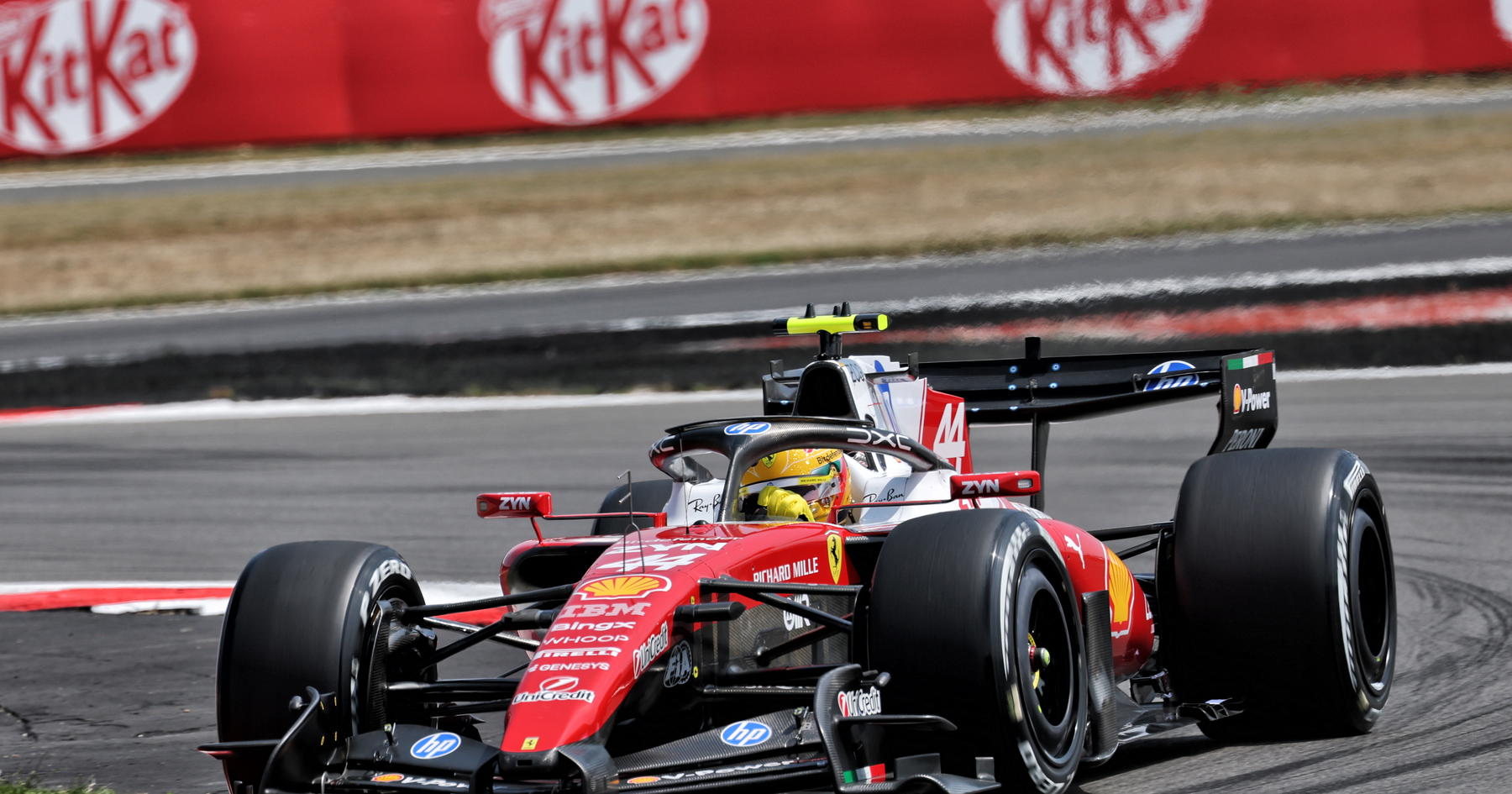 Lewis Hamilton dominates British Grand Prix practice at Silverstone, setting a strong pace against close rivals.