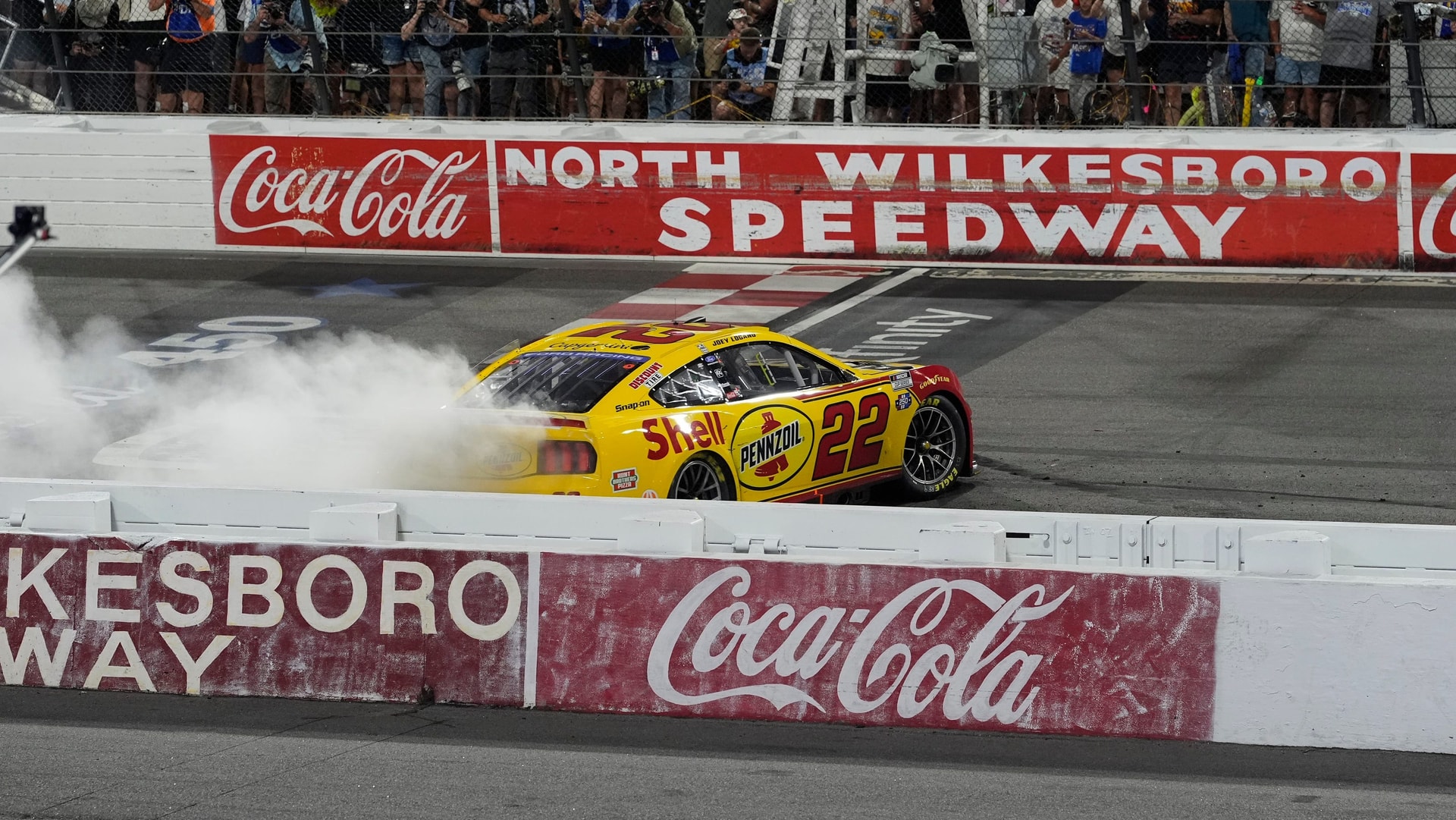 Joey Logano Dominates North Wilkesboro Cup Race, Securing First Win in 30 Years