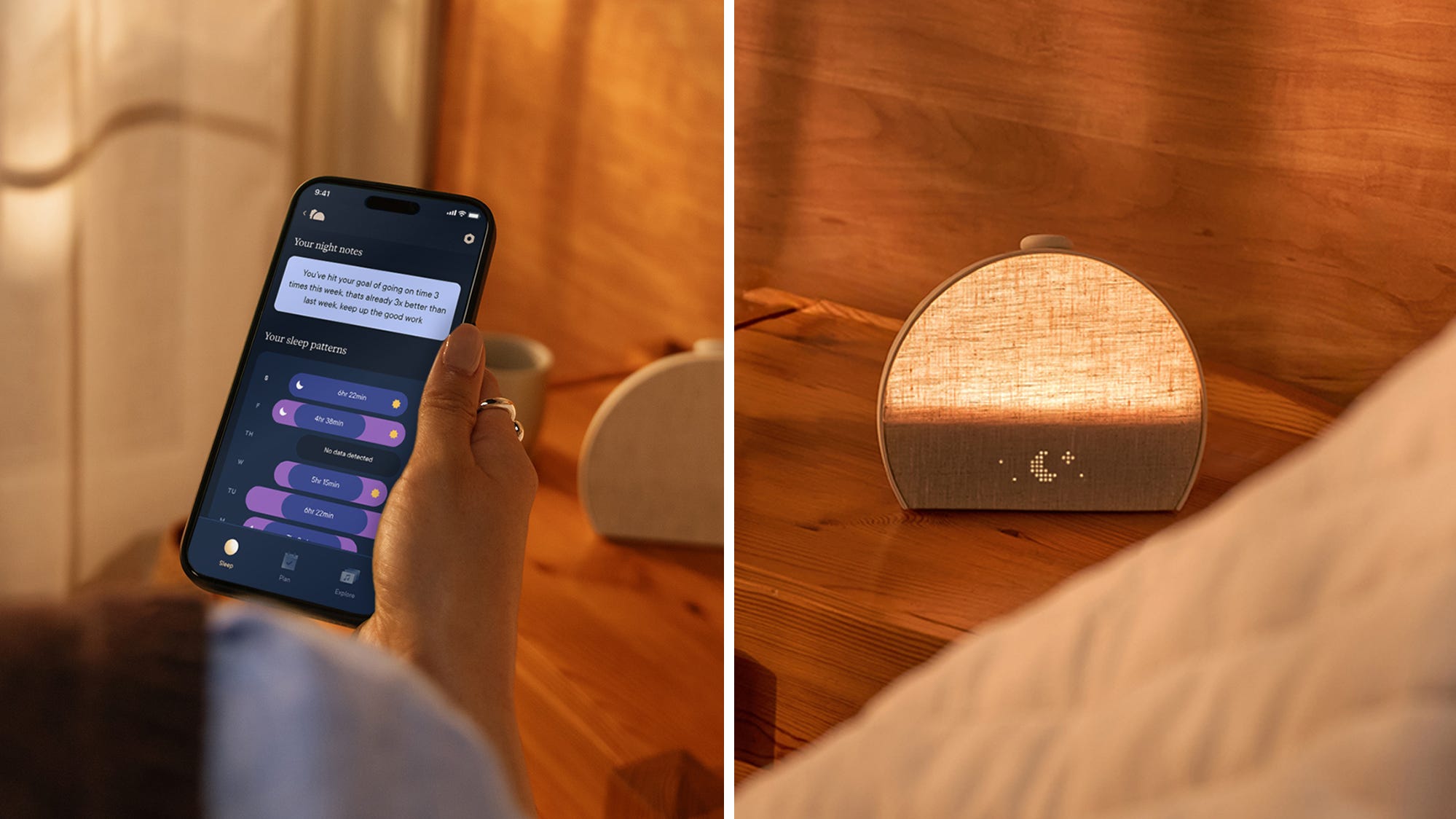 The Hatch Sleep Clock Offers Contactless Monitoring and Personalized Sleep Coaching, No Wearables Needed