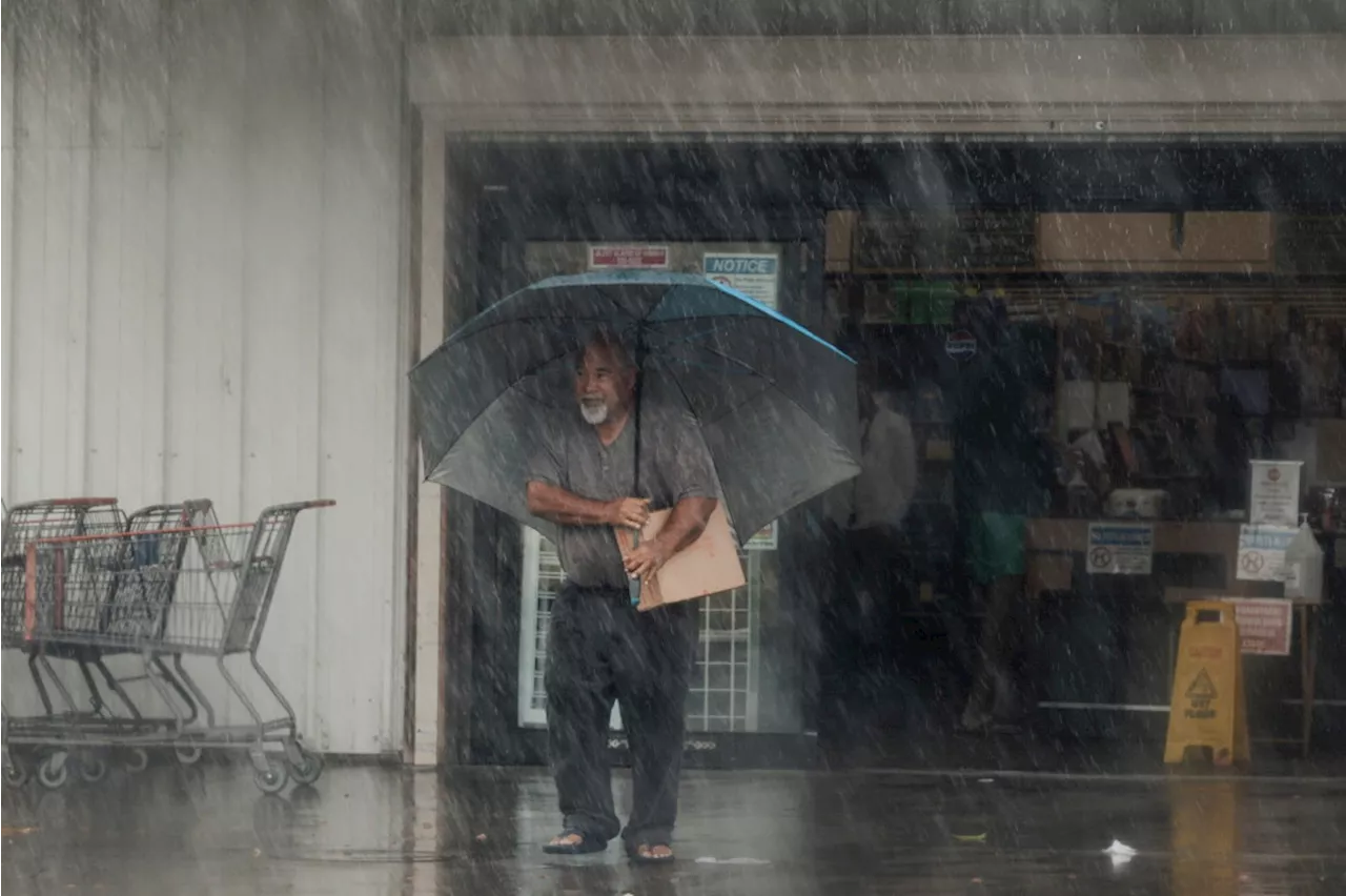 Tropical Storm Lala brings drenching rain and strong winds to Hawaii, causing widespread impact and warnings.
