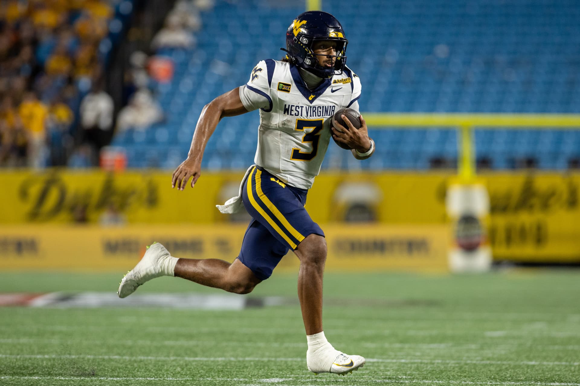 West Virginia Defeats No. 25 Virginia 38-27 Behind Michael Hawkins Jr.