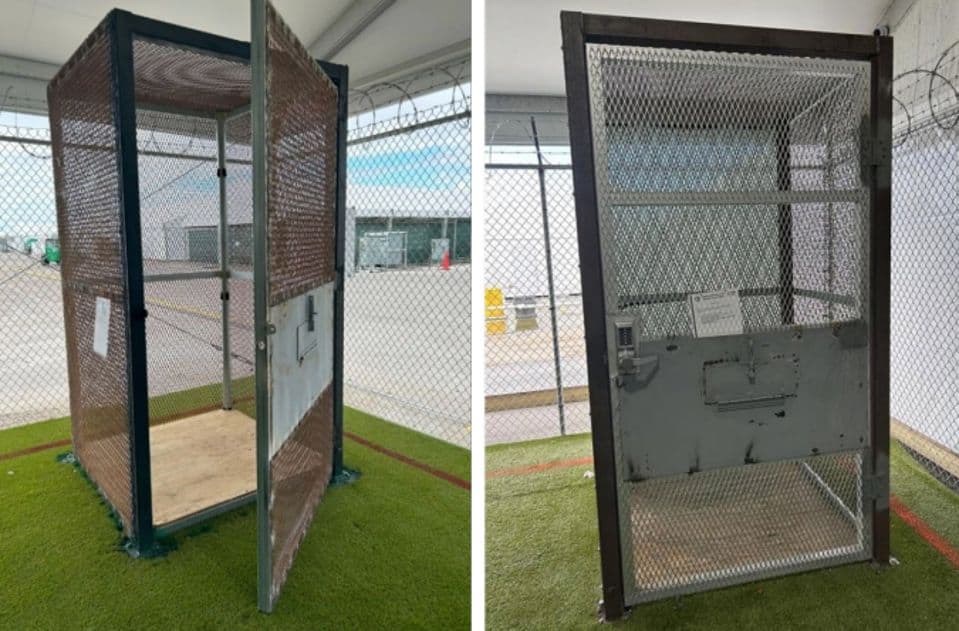 DHS Watchdog Finds Florida Immigrant Detainees Held in Metal Cages