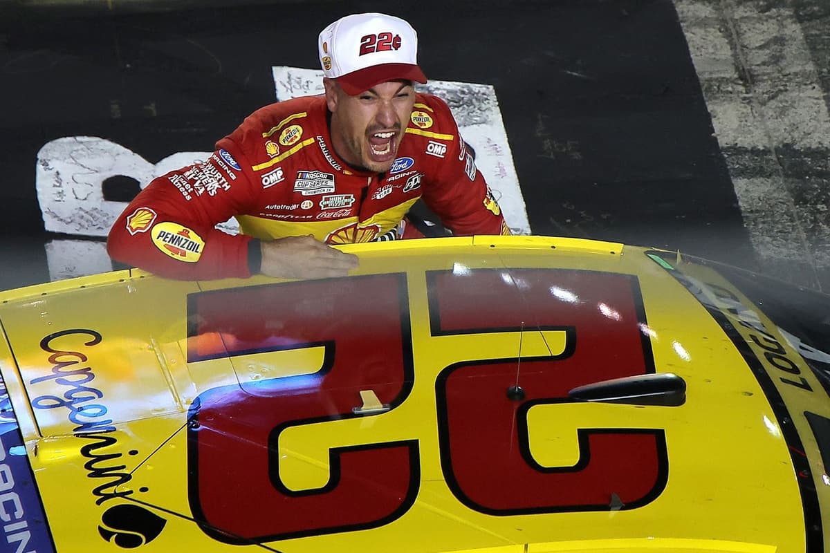 Joey Logano secures his 40th Cup Series win after a chaotic Bristol finish.